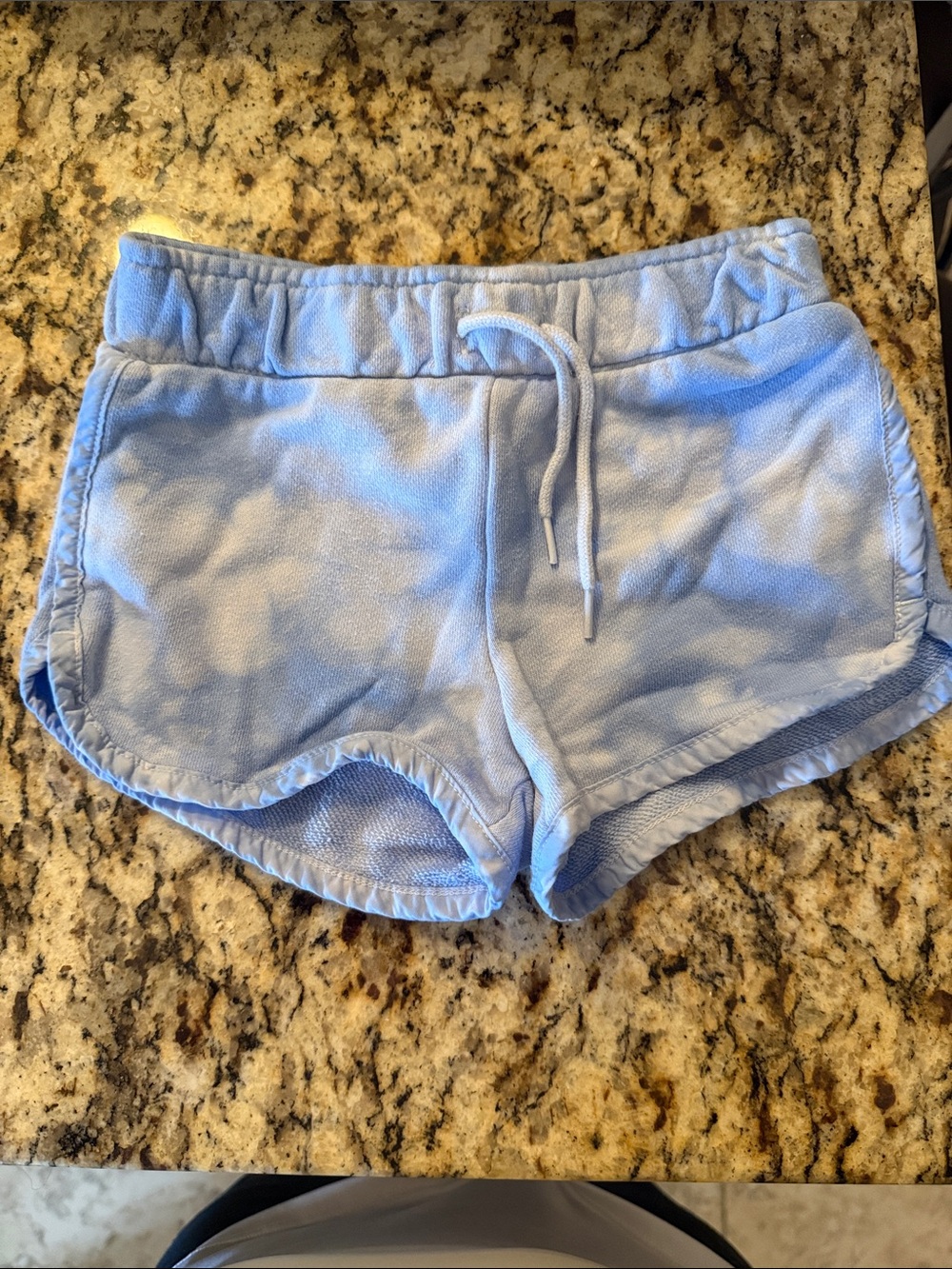 GAP Light Blue Terry Shorts with Drawstring